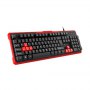 GENESIS RHOD 110 Gaming Keyboard, US Layout, Wired, Red | Genesis | RHOD 110 | Gaming keyboard | US | Wired | Red, Black | 1.7 m - 3